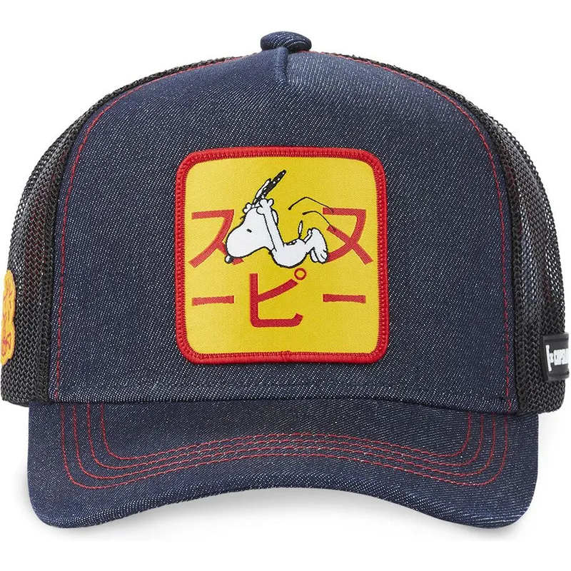 cap-islenkta-navy-blue-snapback-snoopy-peanuts-capslab cap-islenkta-navy-blue-snapback-snoopy-peanuts-capslab