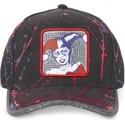 czarna-i-czerwona-zakrzywiona-czapka-z-daszkiem-harley-quinn-tag-har-dc-comics-od-capslab-regulowana