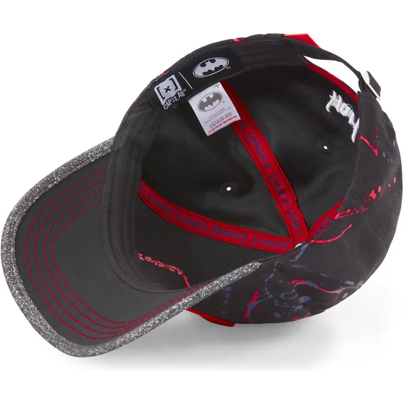 kepure-islenkta-juoda-reguliuojamas-tag-har-harley-quinn-dc-comics-capslab kepure-islenkta-juoda-reguliuojamas-tag-har-harley-quinn-dc-comics-capslab
