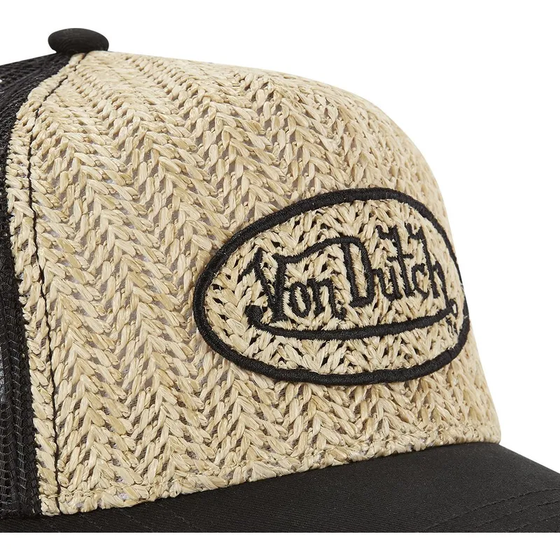 kepure-islenkta-ruda-snapback-paille-von-dutch