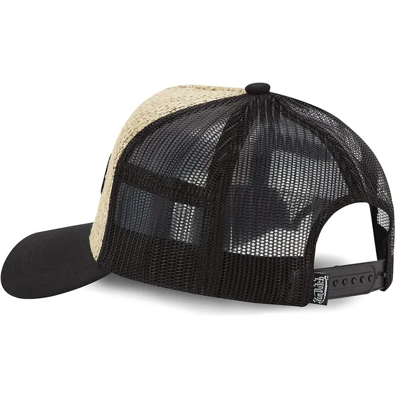 kepure-islenkta-ruda-snapback-paille-von-dutch