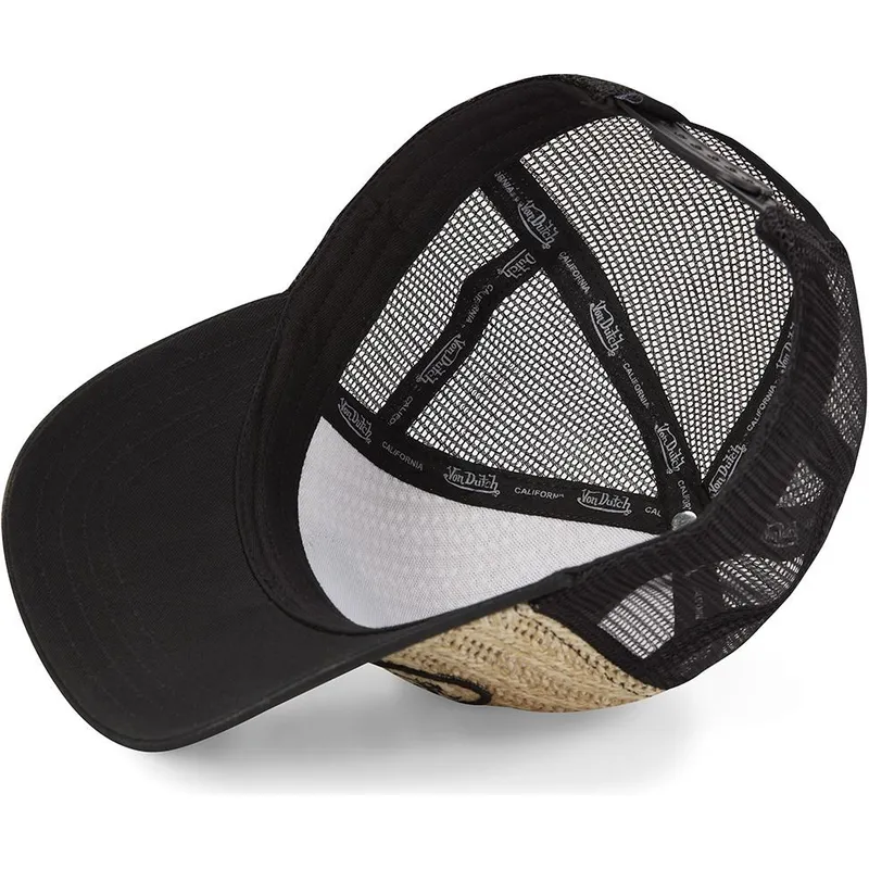 kepure-islenkta-ruda-snapback-paille-von-dutch