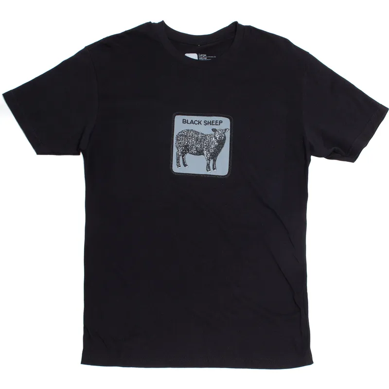 marskineliai-trumpomis-rankovemis-juoda-black-sheep-herd-me-the-farm-goorin-bros