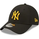 kepure-islenkta-juoda-reguliuojamas-9forty-diamond-era-new-york-yankees-mlb-new-era