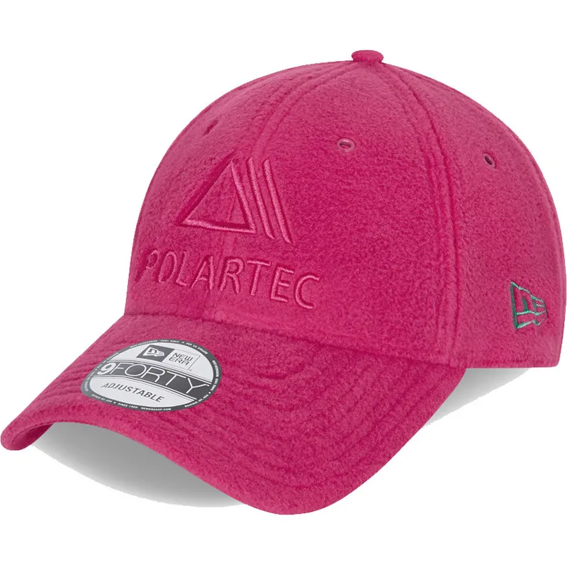 kepure-islenkta-rozine-reguliuojamas-9forty-polartec-new-era