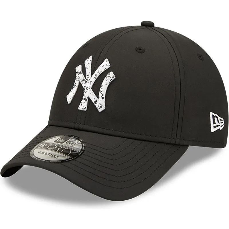 kepure-islenkta-juoda-reguliuojamas-9forty-sports-clip-new-york-yankees-mlb-new-era