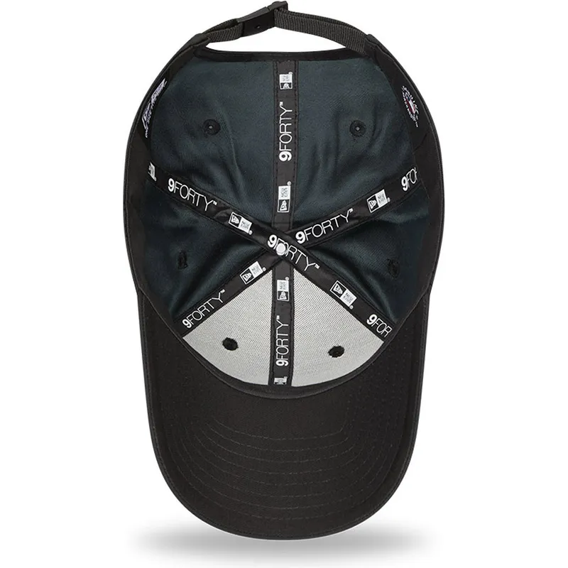 kepure-islenkta-juoda-reguliuojamas-9forty-sports-clip-new-york-yankees-mlb-new-era