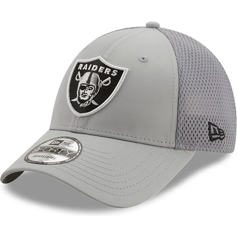 kepure-islenkta-pilka-reguliuojamas-9forty-team-arch-las-vegas-raiders-nfl-new-era