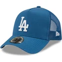 kepure-islenkta-melyna-snapback-a-frame-tonal-mesh-los-angeles-dodgers-mlb-new-era
