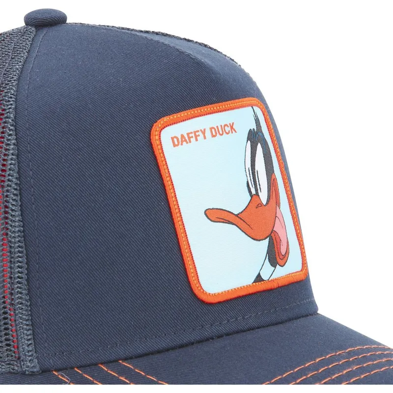 kepure-islenkta-tamsiai-melyna-snapback-loo5-daf2-daffy-duck-looney-tunes-capslab