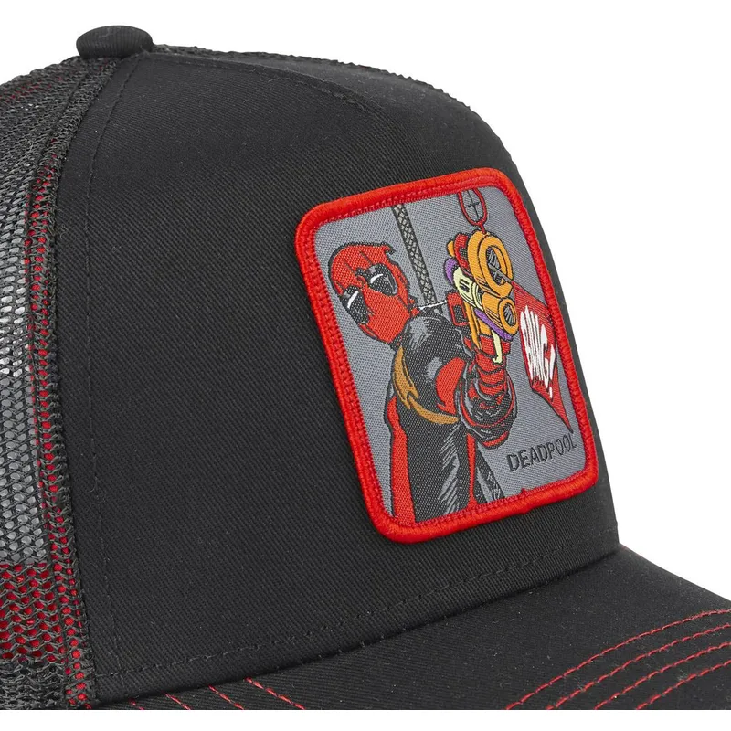 kepure-islenkta-juoda-snapback-dea1-deadpool-marvel-comics-capslab kepure-islenkta-juoda-snapback-dea1-deadpool-marvel-comics-capslab