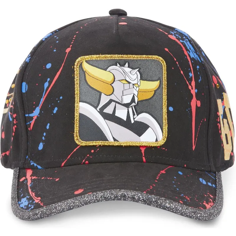 kepure-islenkta-juoda-reguliuojamas-tag-gol1-grendizeris-robot-grendizer-capslab