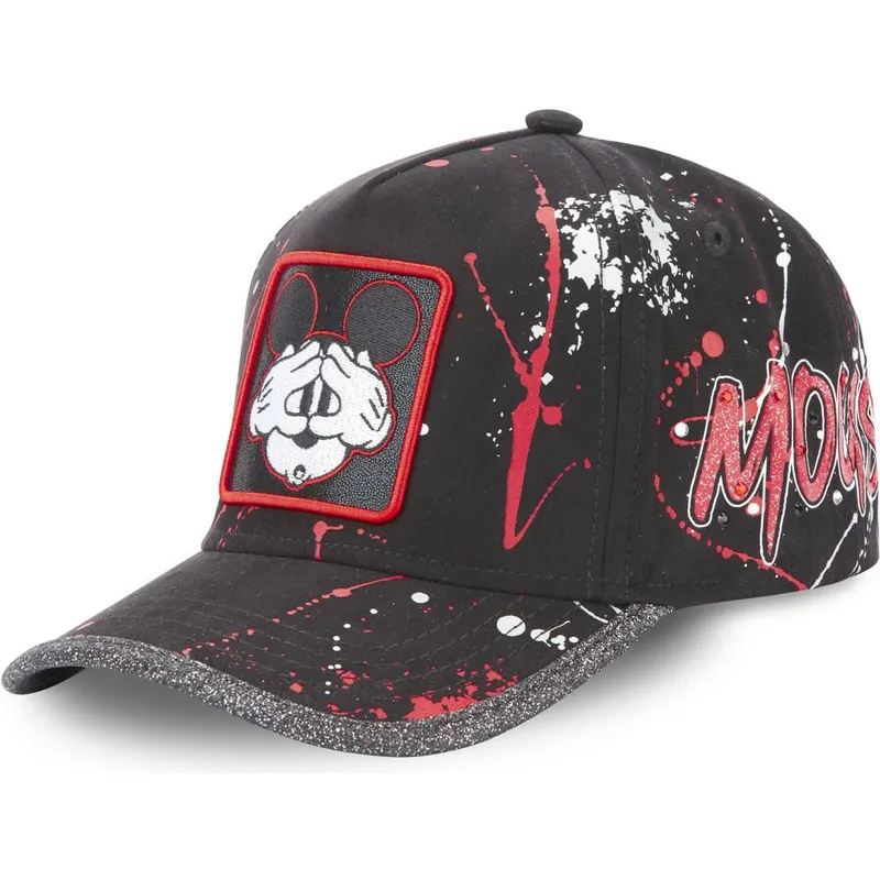 kepure-islenkta-juoda-reguliuojamas-tag-mic3-mickey-mouse-disney-capslab