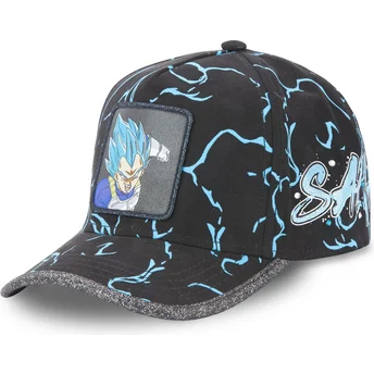 kepure-islenkta-juoda-reguliuojamas-super-saiyan-blue-tag-veg1-vegeta-dragon-ball-capslab