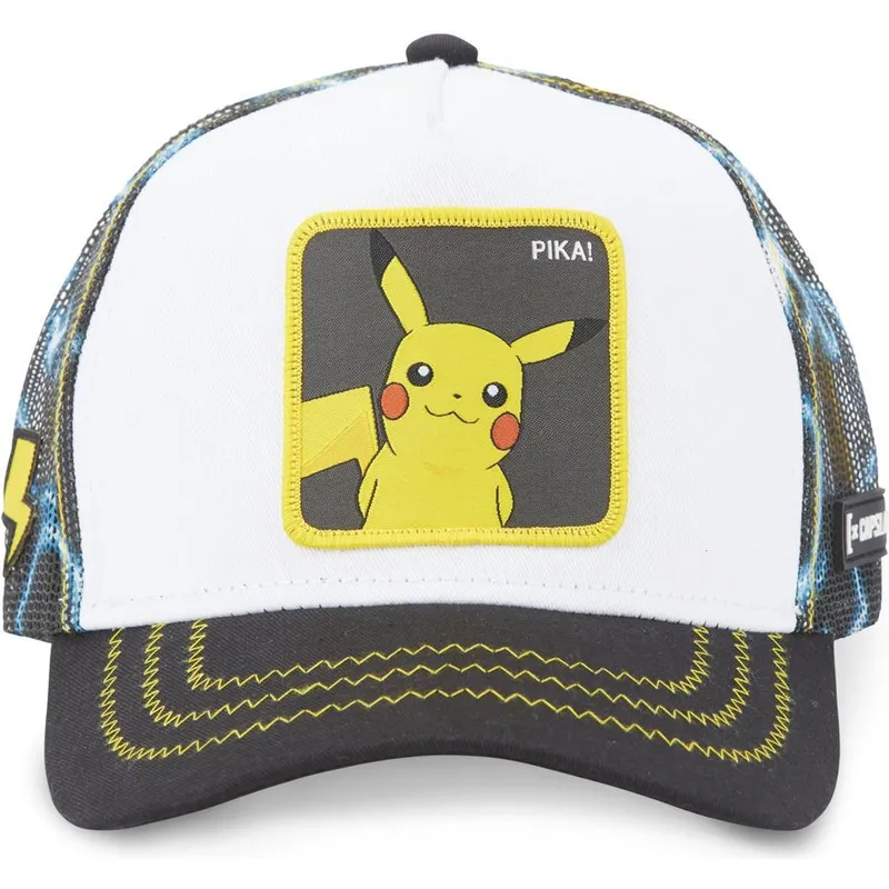 kepure-islenkta-juoda-snapback-ele2-pikachu-pokemon-capslab