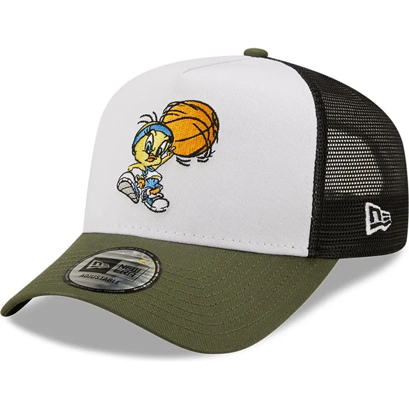 kepure-islenkta-balta-snapback-a-frame-character-sports-piolin-looney-tunes-new-era