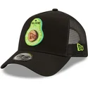 czarna-czapka-trucker-aguacate-a-frame-food-icon-od-new-era