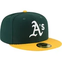 zielono-zolta-dopasowana-czapka-z-daszkiem-59fifty-ac-perf-oakland-athletics-mlb-new-era