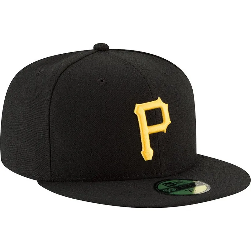 kepure-plokscia-juoda-priglundantis-59fifty-ac-perf-pittsburgh-pirates-mlb-new-era