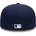kepure-plokscia-tamsiai-melyna-priglundanti-59fifty-ac-perf-tampa-bay-rays-mlb-new-era
