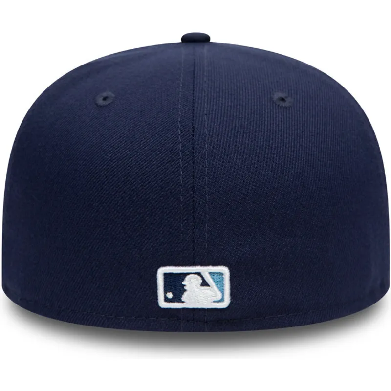 kepure-plokscia-tamsiai-melyna-priglundanti-59fifty-ac-perf-tampa-bay-rays-mlb-new-era