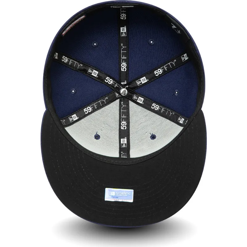 kepure-plokscia-tamsiai-melyna-priglundanti-59fifty-ac-perf-tampa-bay-rays-mlb-new-era