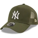zielona-czapka-truckerka-a-frame-tonal-mesh-new-york-yankees-mlb-od-new-era