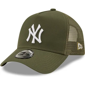 zielona-czapka-truckerka-a-frame-tonal-mesh-new-york-yankees-mlb-od-new-era