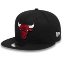 kepure-plokscia-juoda-snapback-9fifty-chicago-bulls-nba-new-era