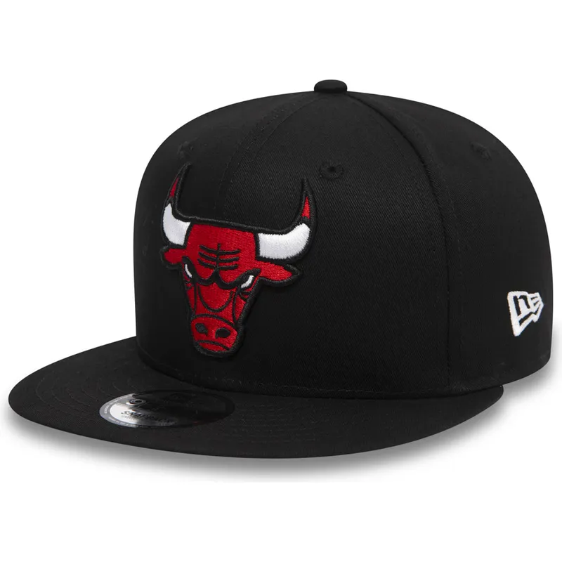 kepure-plokscia-juoda-snapback-9fifty-chicago-bulls-nba-new-era