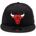 kepure-plokscia-juoda-snapback-9fifty-chicago-bulls-nba-new-era