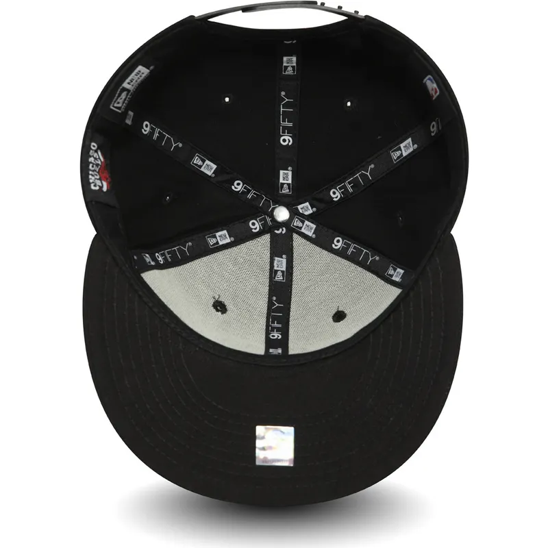 kepure-plokscia-juoda-snapback-9fifty-chicago-bulls-nba-new-era