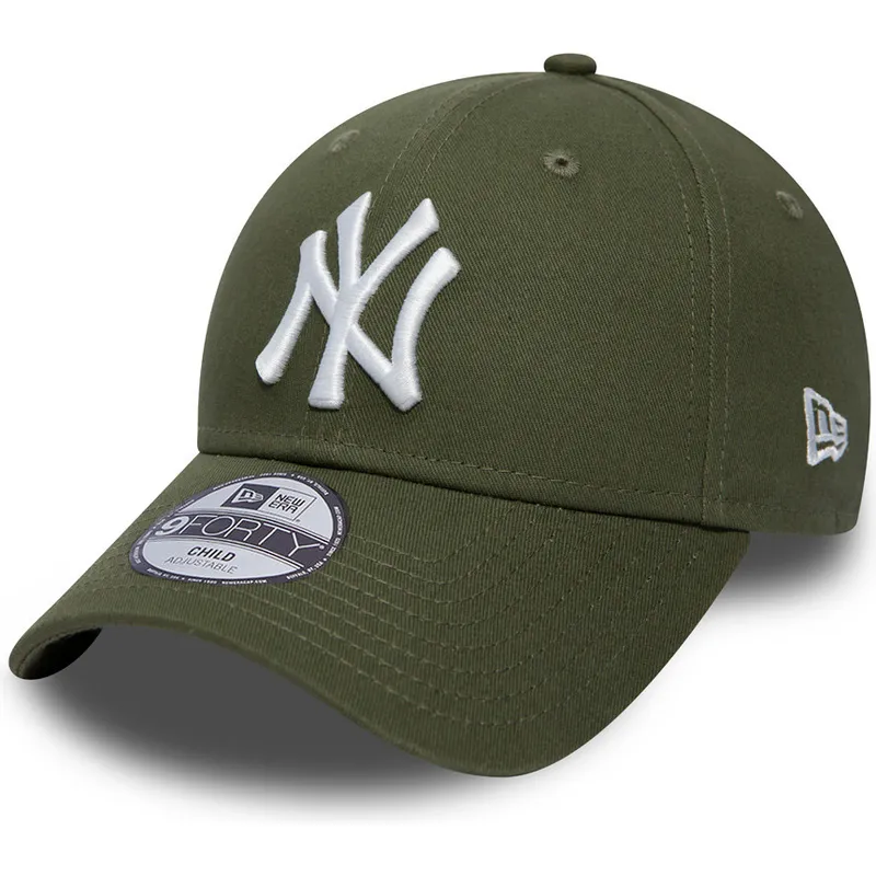 cap-islenkta-green-adjustable-strap-vaikams-9forty-league-essential-new-york-yankees-mlb-new-era