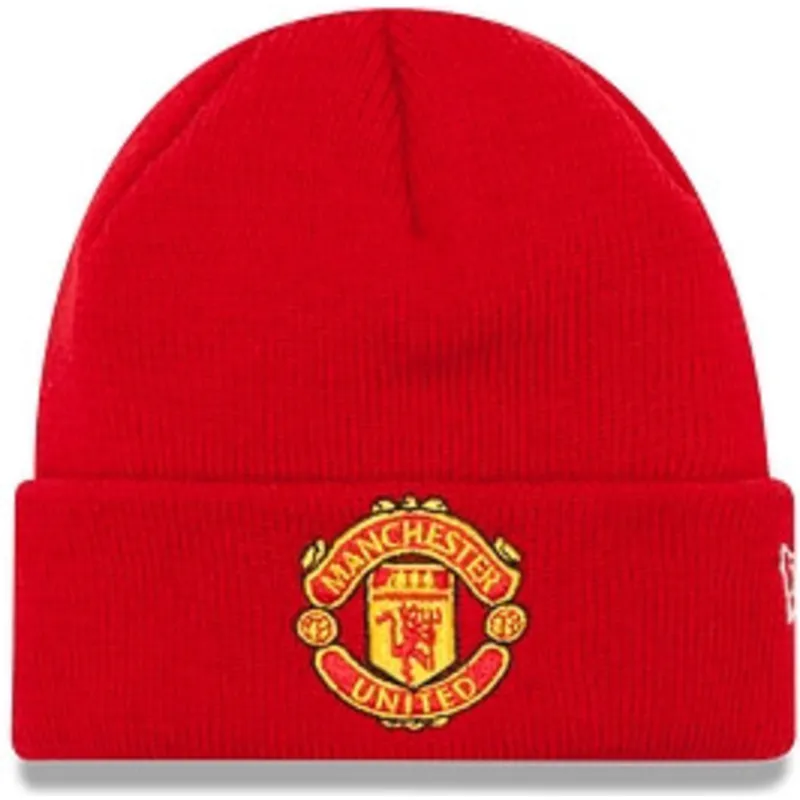 kepure-raudona-knit-cuff-manchester-united-football-club-premier-league-new-era