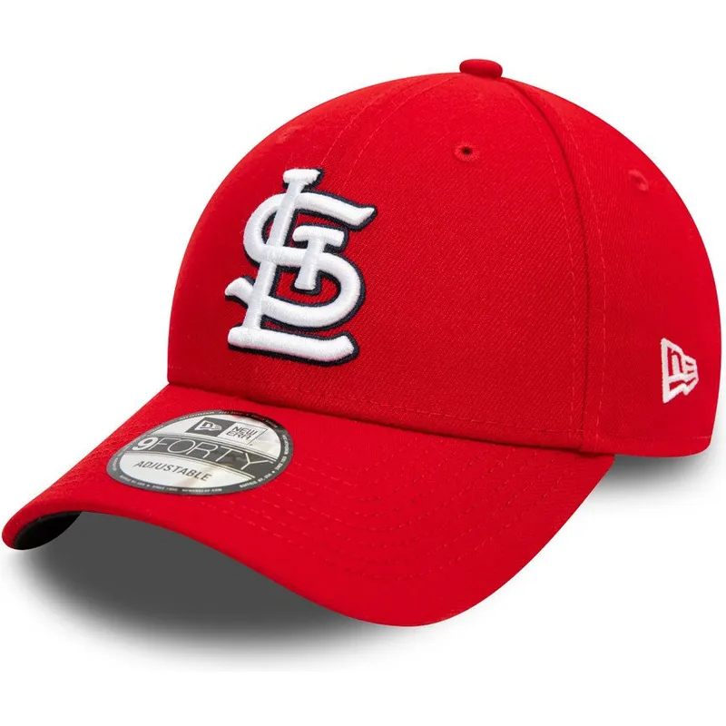 kepure-islenkta-raudona-reguliuojamas-9forty-the-league-st-louis-cardinals-mlb-new-era