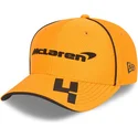 kepure-islenkta-oranzine-snapback-vaikams-9fifty-stretch-snap-lando-norris-mclaren-racing-formula-1-new-era