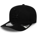 kepure-islenkta-juoda-snapback-9fifty-stretch-snap-tonal-los-angeles-dodgers-mlb-new-era