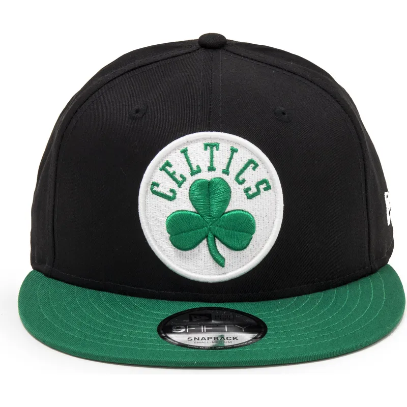 kepure-plokscia-juoda-snapback-9fifty-boston-celtics-nba-new-era