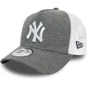 czapka-trucker-ciemnoszara-i-biala-a-frame-jersey-essential-new-york-yankees-mlb-new-era
