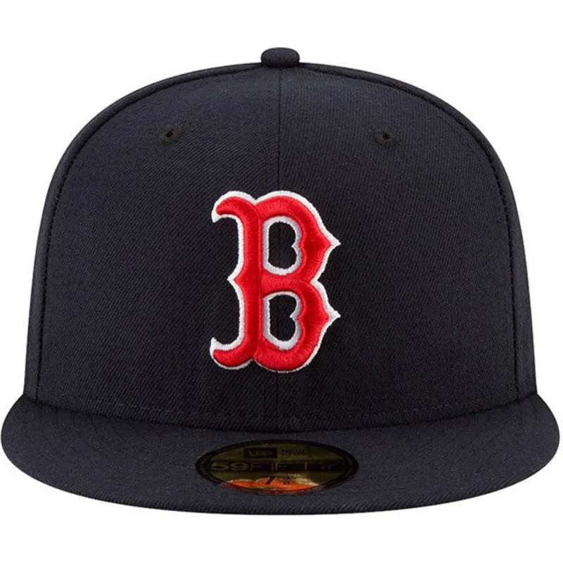 kepure-plokscia-tamsiai-melyna-priglundantis-59fifty-ac-perf-boston-red-sox-mlb-new-era