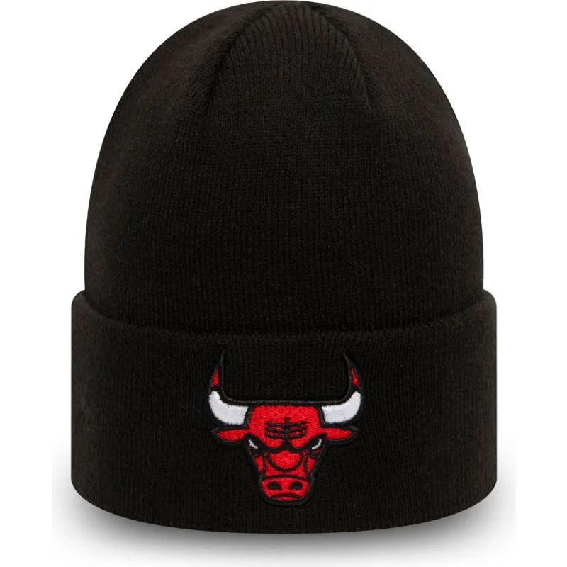 czarna-czapka-essential-cuff-chicago-bulls-nba-new-era