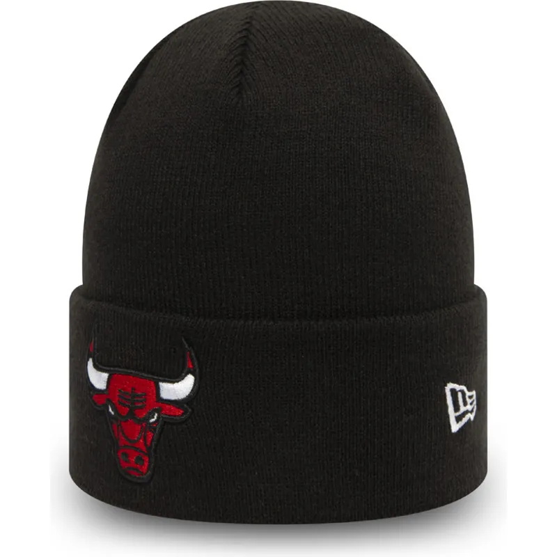 czarna-czapka-essential-cuff-chicago-bulls-nba-new-era