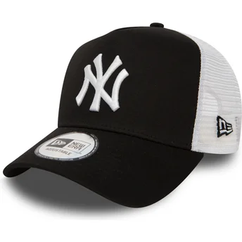 kepure-islenkta-juoda-snapback-vaikams-a-frame-clean-new-york-yankees-mlb-new-era