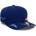 niebieska-czapka-z-daszkiem-snapback-9fifty-stretch-snap-esteban-ocon-alpine-formula-1-renault-od-new-era