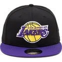 czarna-i-fioletowa-czapka-z-daszkiem-snapback-9fifty-los-angeles-lakers-nba-new-era