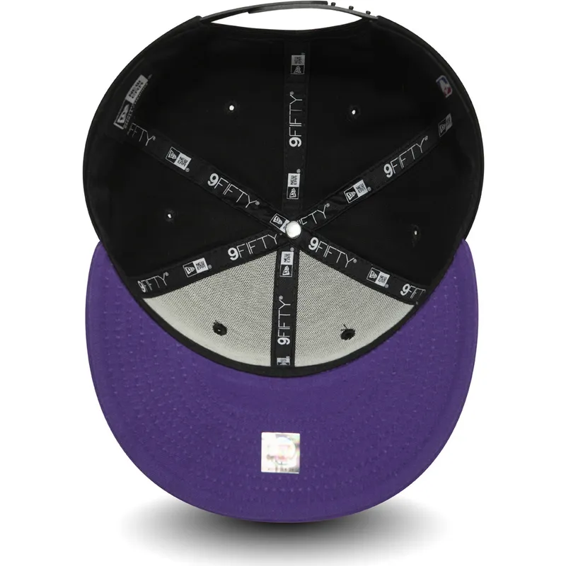 czarna-i-fioletowa-plaska-czapka-snapback-9fifty-los-angeles-lakers-nba-new-era
