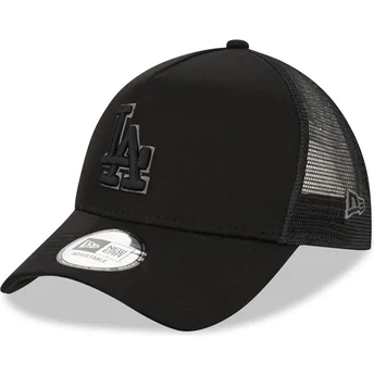 Kepurė išlenkta vilkikas juoda snapback 9FORTY A Frame Los Angeles Dodgers MLB New Era