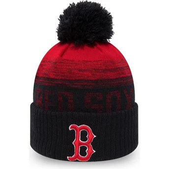 Czapka z pomponem w kolorze czerwonym i granatowym Sport Boston Red Sox MLB od New Era