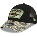 kepure-islenkta-juoda-snapback-9forty-seattle-seahawks-nfl-new-era