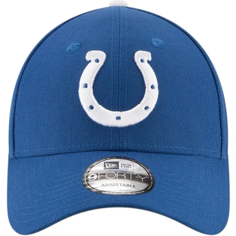 kepure-islenkta-melyna-reguliuojamas-9forty-the-league-indianapolis-colts-nfl-new-era